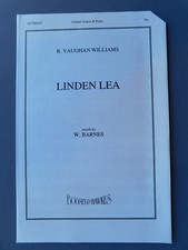 Linden Lea - 1990 sheet music - Unison Voices  Piano - a Dorset song