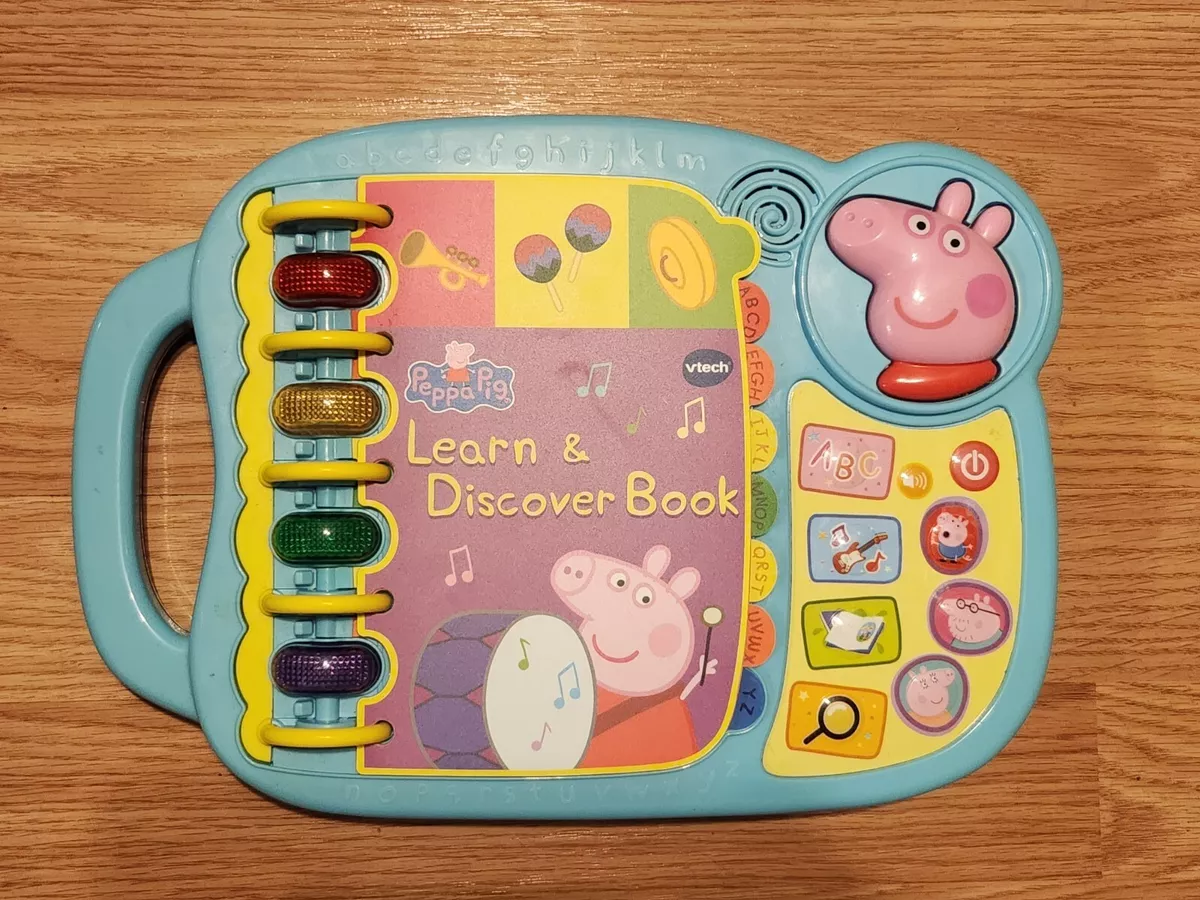 Vtech Peppa Pig Learn And Discover Book eBay