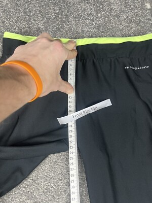 Legging Running Bare Femme – Taille 10 – Noir/vert – 3/4 – État Très Correct