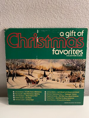 A Gift of Christmas Favorites Vinyl LP L-12962 Columbia 1975 Julie Andrews