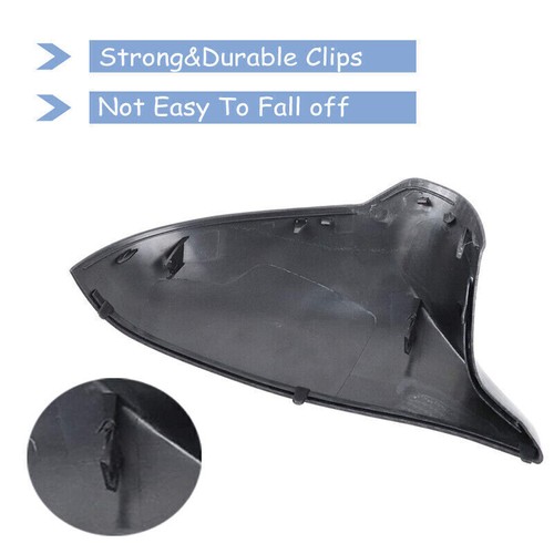 Carbon Fiber Style Side Rear Mirror Cover Cap For BMW M3 F80 M4 F82 F83 2015-19 - Foto 9 di 9