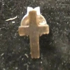 Sterling Silver 925 Earring Stud Cross 0.2g Approx 1cm Long 1 Piece T-1527