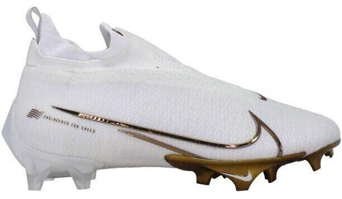 Nike Vapor Elite 1 Football Cleats White Metallic nby Men display picture 1