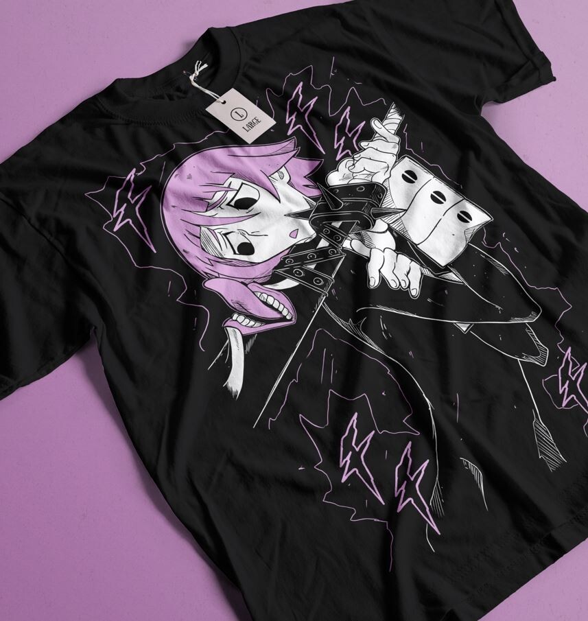 トップス Vaultroom SoulEater CRONA & RAGNAROK TEE vaultroom × SOUL EATER – VAULTROOM