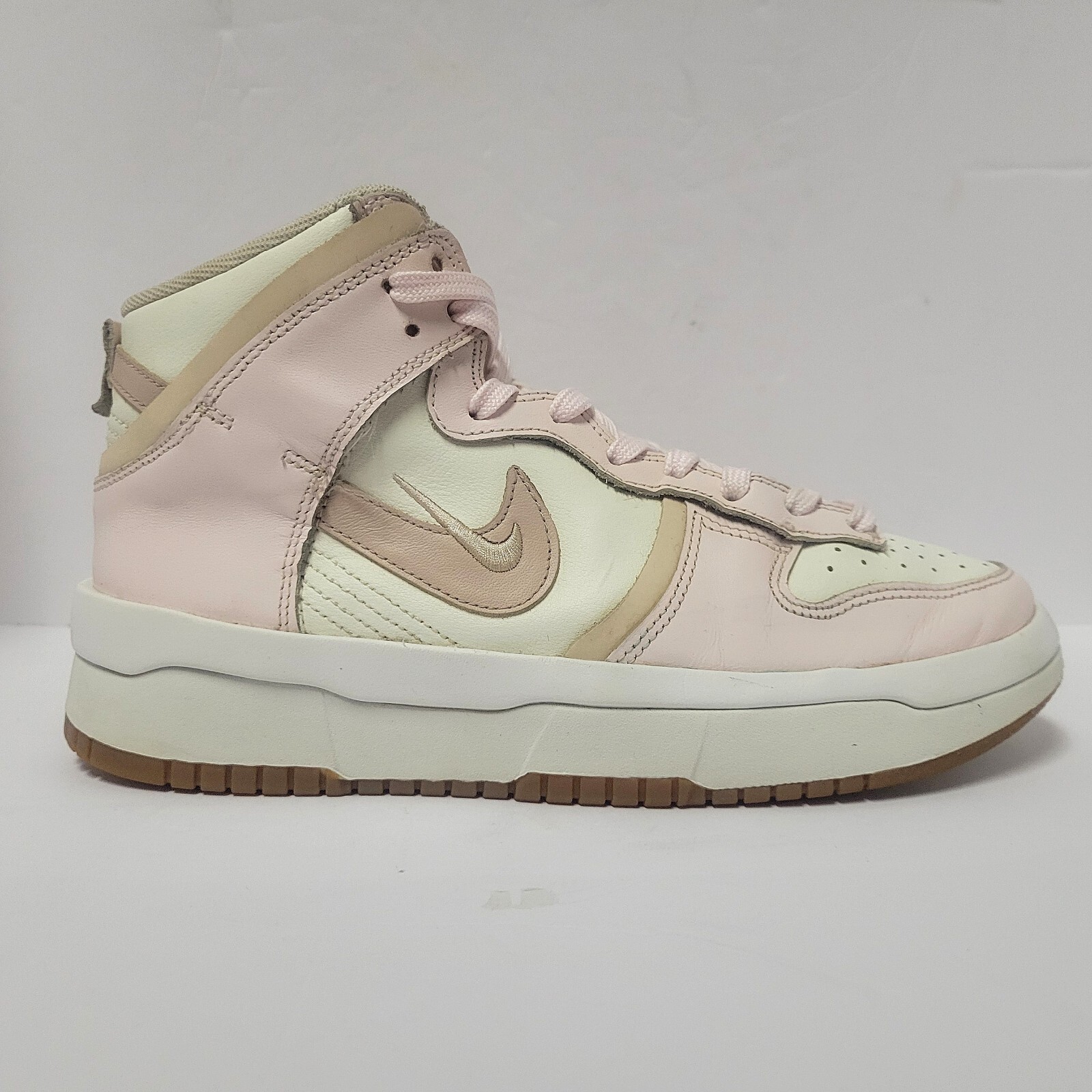 Nike Womens Dunk High Up Pink Oxford DH3718-102 Women’s Size 9 Shoes Sneakers