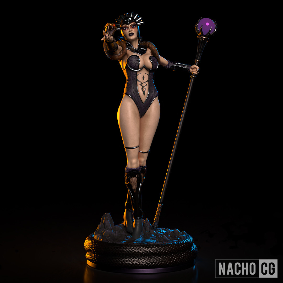 Evil Lyn 23cm Collectible Figure - Painted or Unpainted Option  