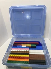 Vintage Didax Unifix 751 Cubes Pattern Cards Tote Homeschooling Activity Booklet