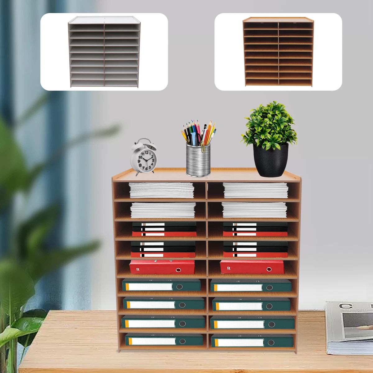 Cardboard Literature Organizer