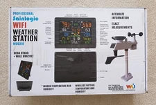 Sainlogic Pro Wi-Fi Weather Station Base Station 10" Big Color Display - WS0310