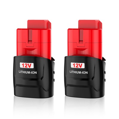 2PACK For Milwaukee For M12 Extended Capacity Battery 448-11-2440 Li-Ion Battery