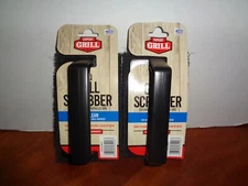 Lot 2 Expert Grill Heavy Duty Barbecue Grill Hand Scrubber BBQ Cleaning Brush 6"