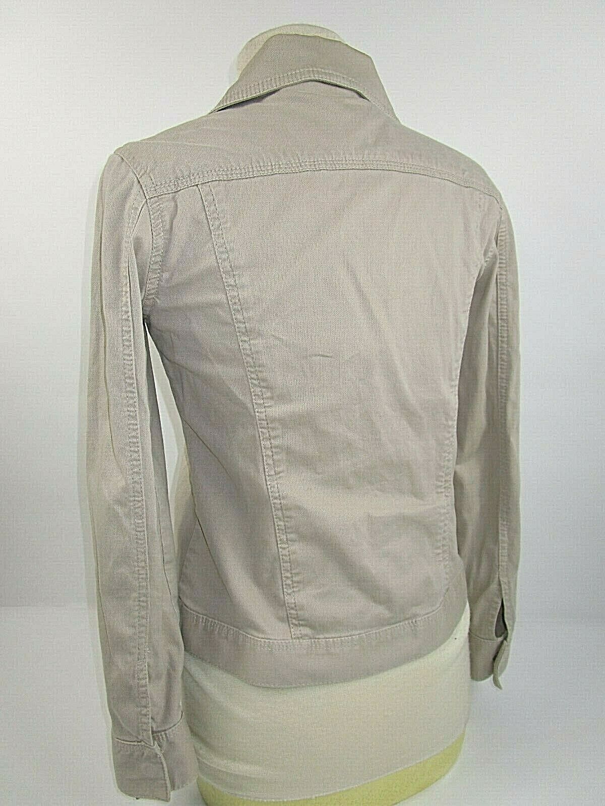 Chico's Womens Tan Khaki Corduroy Jacket Size 0 S… - image 3