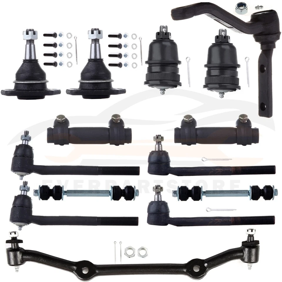 14 Pcs Front Ball Joints Tie Rods Sway bars For 1996-2005 Chevrolet Blazer 4.3L - Image 2 of 4