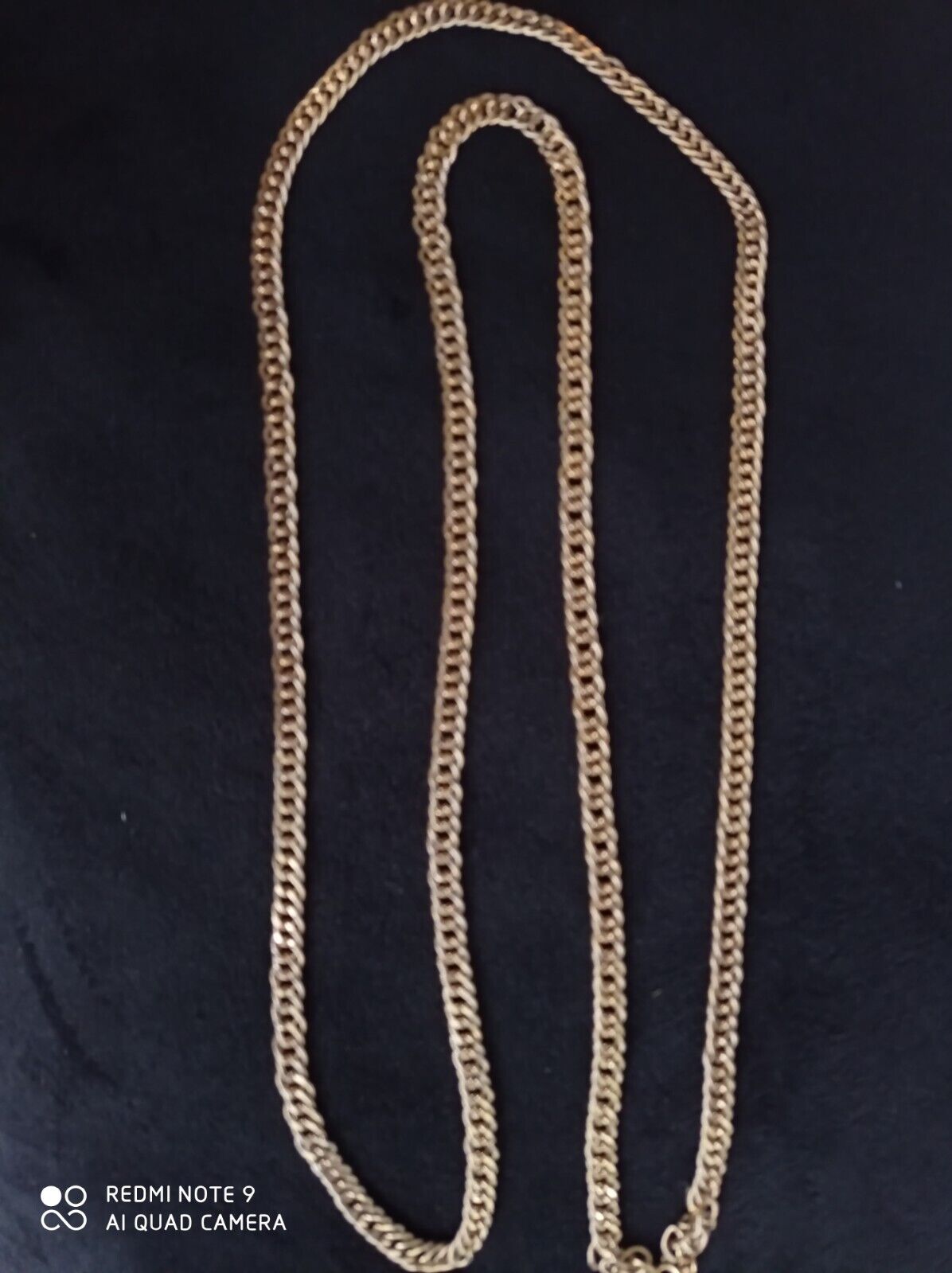 Vintage Monet Necklace Gold Tone Chain superlong … - image 2