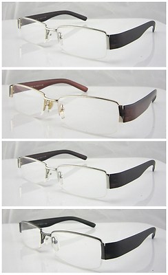 Hochwertige halbrandlose Lesebrille +0,75~+4,0 Komfortarme klassisches Design L276