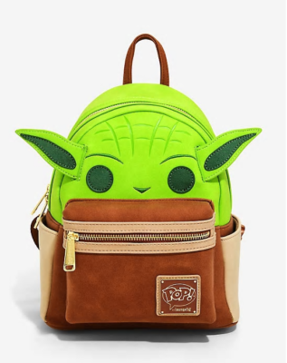 Loungefly Funko Pop! Star Wars Yoda Figural Mini Backpack  display picture 2