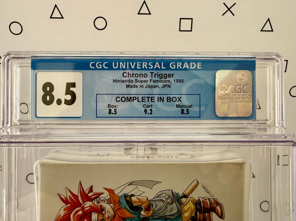 Chrono Trigger - Japanese Version - Nintendo Super Famicom - CGC 8.5, CIB - Image 3 of 4