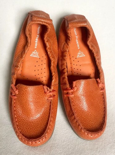 Hush Puppies Ceil Orange Loafers 