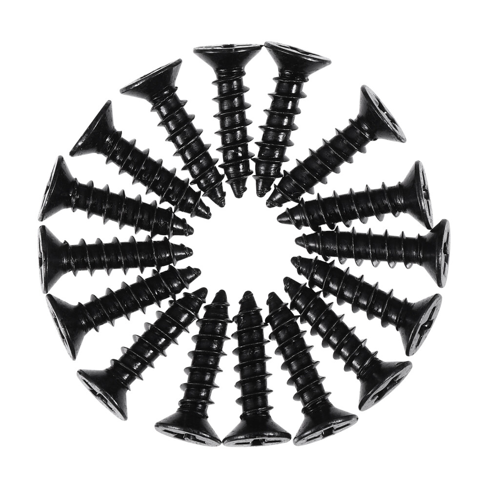 Self-tapping Screws Small Countersunk Black Thread Fixing Masonry