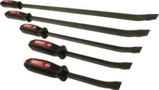 Mayhew 5 Piece Curved Tip Pry Bar Set 3/4" Head Width, Includes 10, 12, 17, 2...