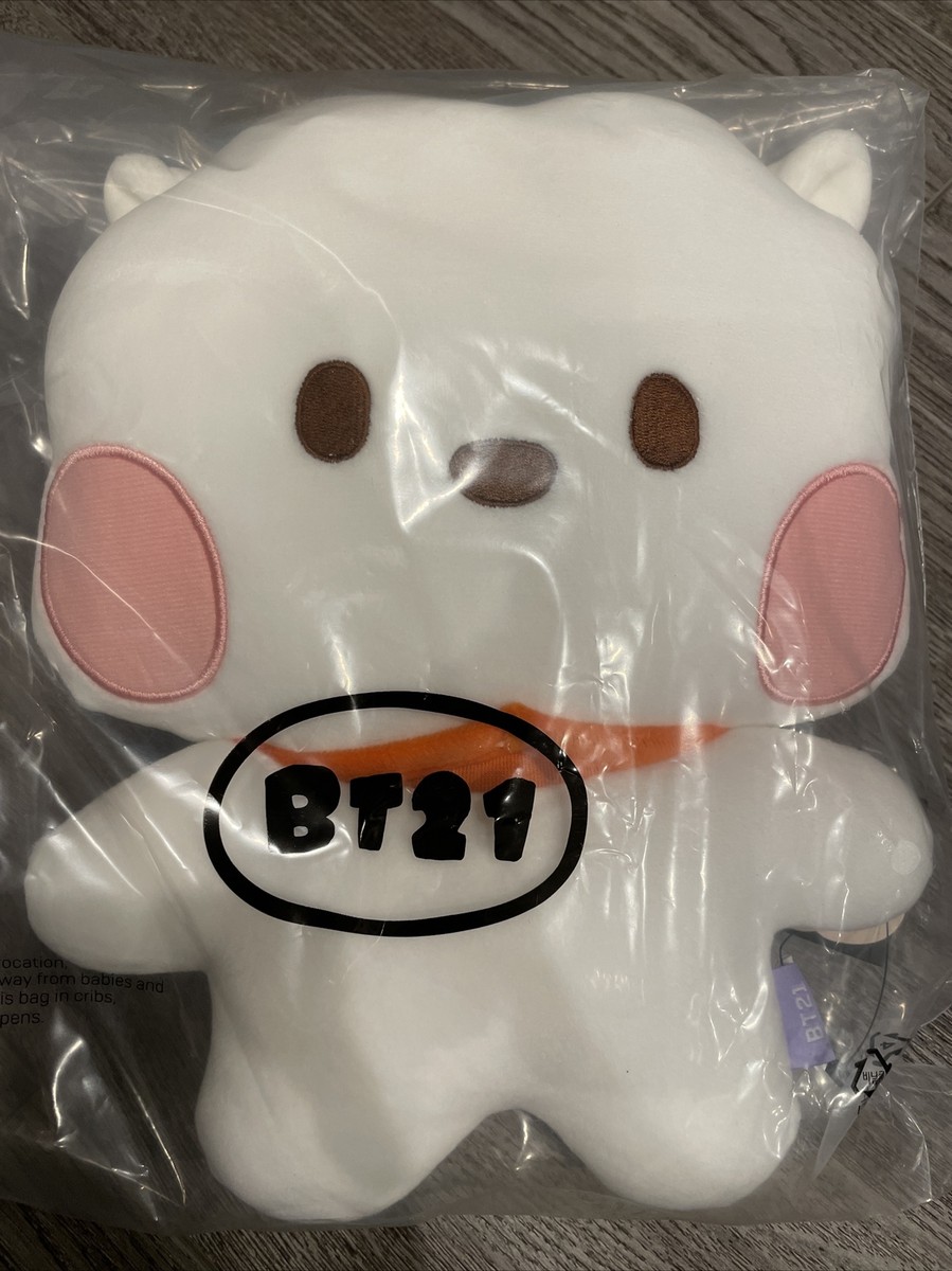 BTS Official Line Friends BT21 RJ Jin minini Buddy FLAT CUSHION