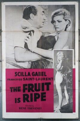 FILLES SEMENT LE VENT, LES (1961) 3570   THE FRUIT IS RIPE  Movie Poster  (27x41