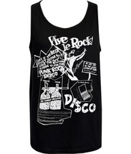 Vive le Rock Punk Tank Top Seditionaries Style Men’s Black Vest