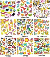 Stickers Pk 30 Foam & Felt 3D Shapes Peel & Stick Kids Summer Crafts Card Making