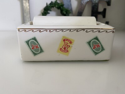 Vintage Enesco Japan Stamp Envelop Dealer Moisturizer Roller S&H Top Value Stamp