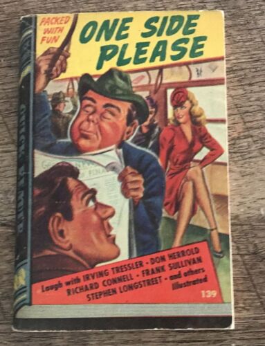 QUICK READER #139 ONCE SIDE PLEASE 1945 MINI BOOK OF HUMOUROUS SHORT STORES VF - Afbeelding 1 van 7