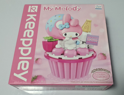 My Melody Strawberry Cupcake Building Block Toy Set Hello Kitty