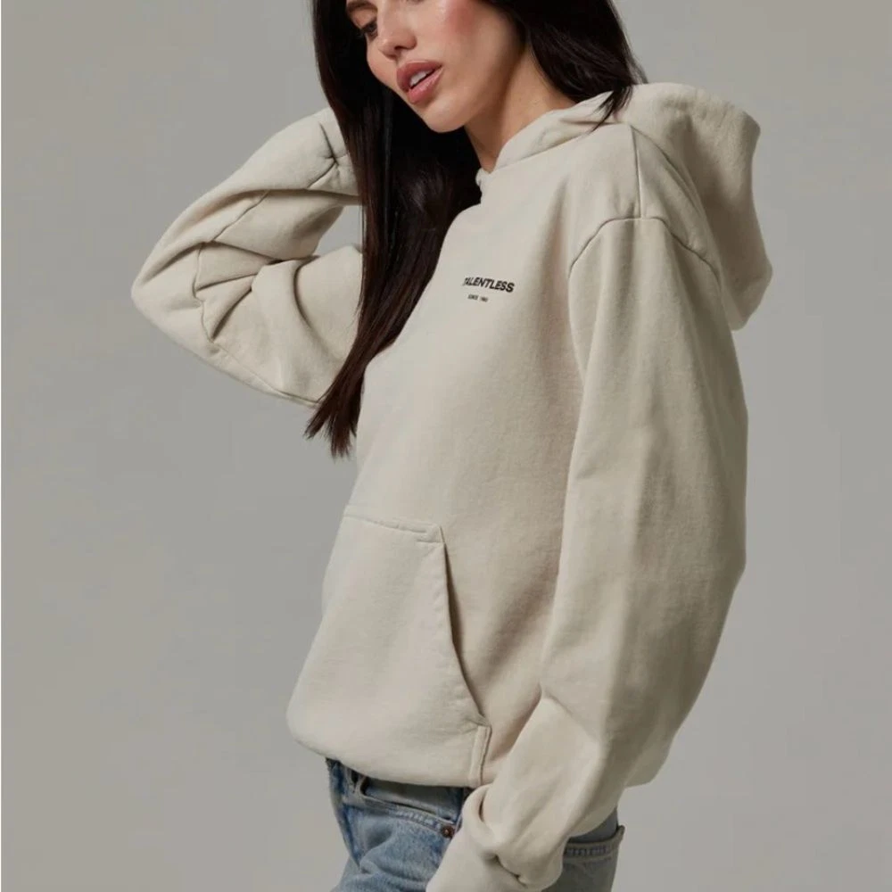 OFF WHITE FELPA CON CAPPUCCIO DONNA LOGO CERCHIO Talentless taglia media