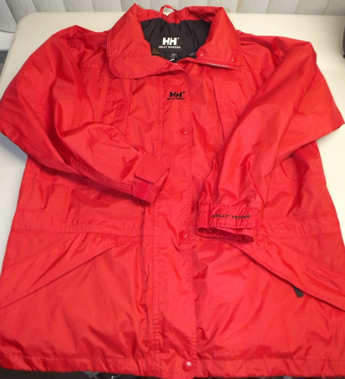 Helly Hansen Helly Tech Red Hooded Jacket Mesh Li… - image 6