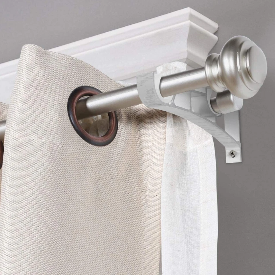 2PCS Curtain Rod Holders Curtain Rod Hooks Cortineros Para Cortinas De Ventana - Image 3 of 4