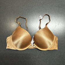 Victoria's Secret Bombshell Adds-2-Cup Push-Up Bra Nude 36A New