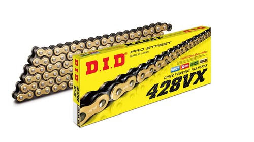DID Chain Heavy Duty X-Ring Gold VX 428-134L (Includes FJ Press Split Link) - Picture 1 of 6