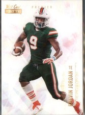 BREVIN JORDAN #MBC-63 2021 Wild Card Matte Premier Miami Hurricanes NM