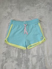 Levi's Girls Size XL 13-15 Yr Old Teal Knit Shorty Shorts Stretch Elastic Waist