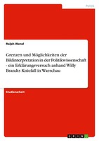 Ralph Wenzl | Grenzen Und MöGlichkeiten Der Bildinterpretation In Der...