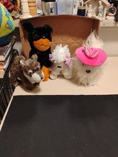 Lot Of 4 Various Dog Plush Toys/Stuffed Animals
