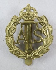 Military Cap Badge ATS Auxiliary Territorial Service British Army