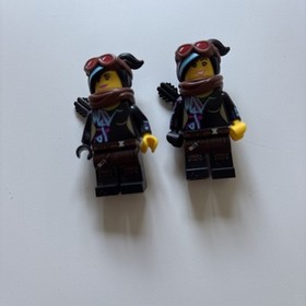  Lego Movie Girl Lucy Wyldstyle W/Hoodie Minifigure Lot Of 2