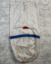 Vintage Sail Bag City Island NY Appleton Sailmakers Nautical Storage Sack