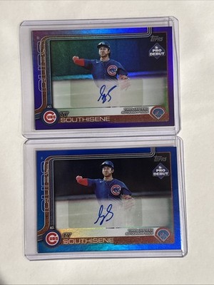 2025 Topps Pro Debut - Ty Southisene #PD-165 Purple And Blue Foil Lot Of 2