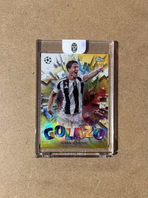 Dusan Vlahovic /50 Topps Chrome UCC 2024/25 Juventus