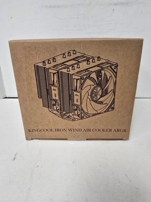 KINGCOOL Iron Wind 120 ARGB CPU Air Cooler (White)