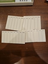 6 Contract Bridge Score Cards Unused Vintage contract bridge scoring rules