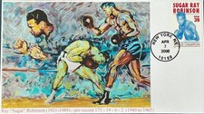 GG (Gary Gozemba) Cachet 4020 Sugar Ray Robinson Boxing Great 
