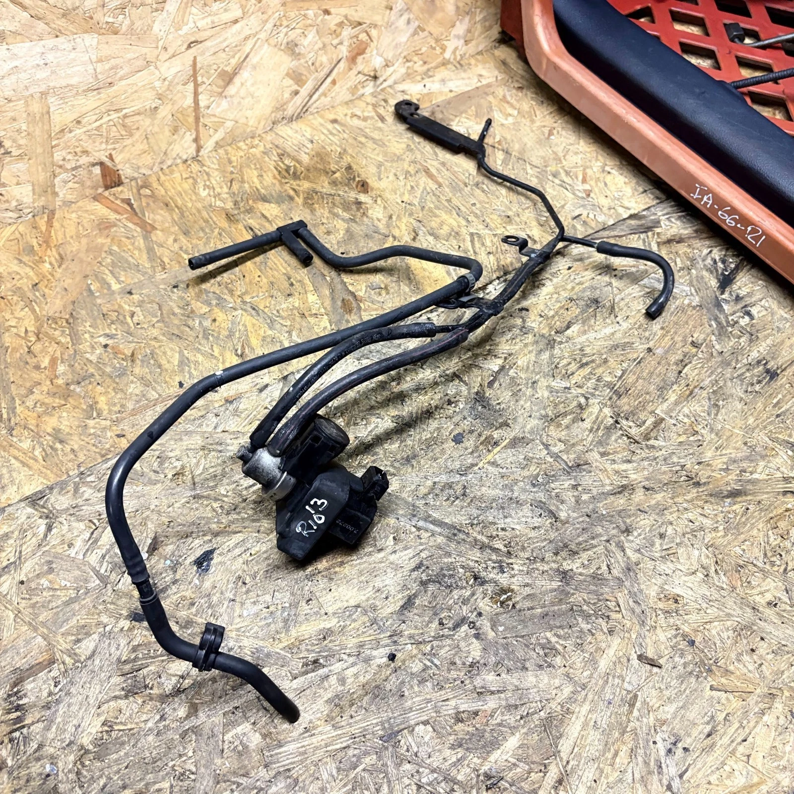 Boost pressure vacuum sensor assembly - overall view