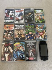 Sony PSP-1000 Handheld Console Bundle with 11 Games